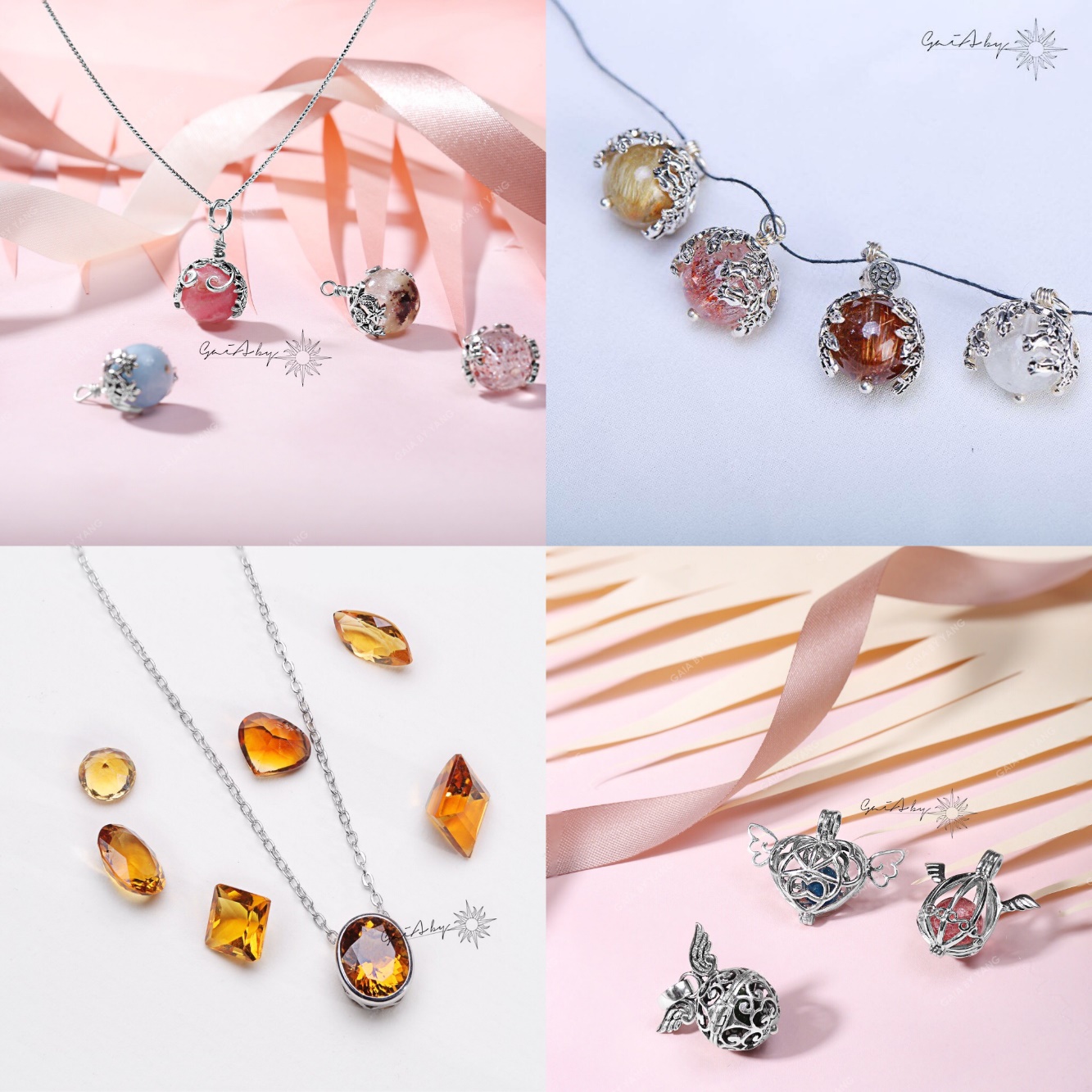 Trang sức phong thủy GaiA by Yang từ đá quý thiên nhiên và bạc charm - Ảnh 3. Trang sức phong thủy GaiA by Yang từ đá quý thiên nhiên và bạc charm - Ảnh 3.