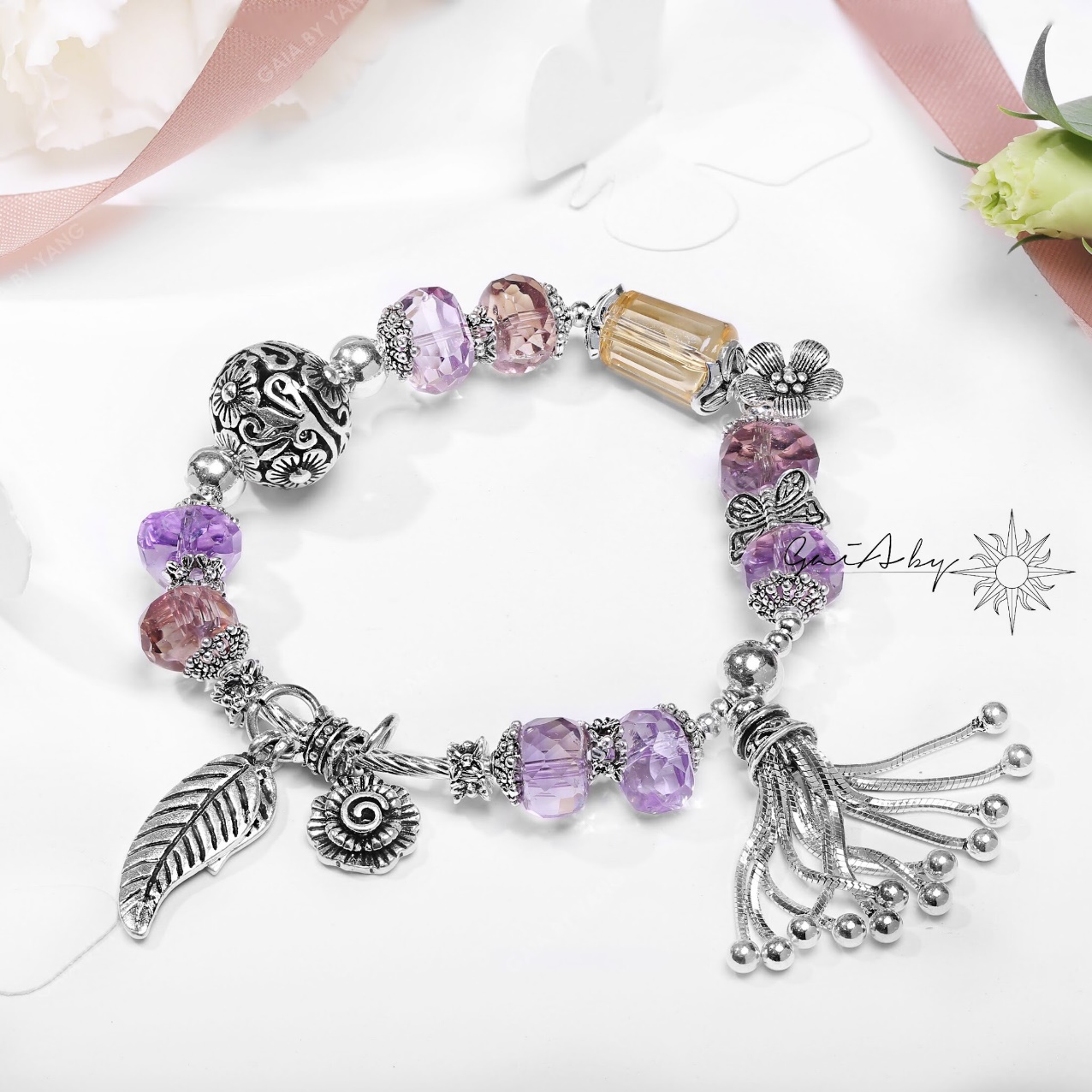 Trang sức phong thủy GaiA by Yang từ đá quý thiên nhiên và bạc charm - Ảnh 4. Trang sức phong thủy GaiA by Yang từ đá quý thiên nhiên và bạc charm - Ảnh 4.