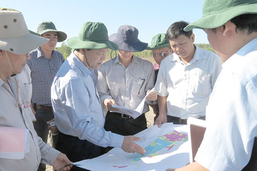 Chủ tịch UBND Tỉnh Bình Thuận kiểm tra thực địa sân bay Phan Thiết
