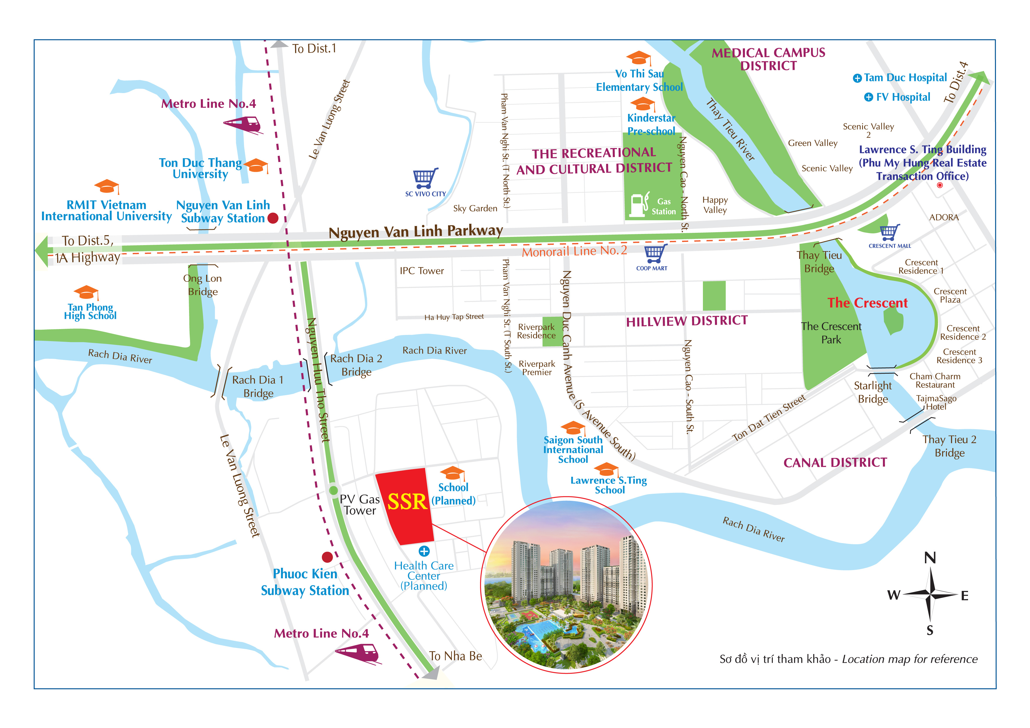 Saigon South Residences được giao nhà vào cuối năm 2019 là thời điểm nhiều công trình hạ tầng xung quanh dự án hoàn tất, tạo đòn bẩy gia tăng giá trị đáng kì vọng cho người mua.