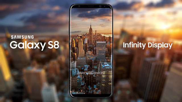 Infinity Display mang tới cho Galaxy S8 một nét phá cách và độc đáo.
