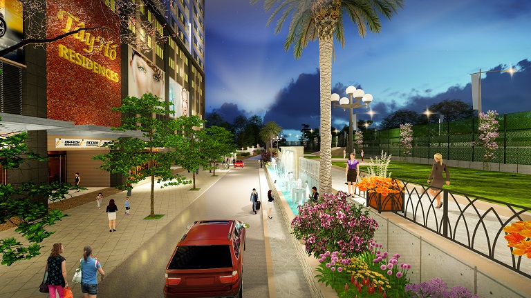 Không gian sống xanh mát, tiện nghi là ưu thế hấp dẫn tại Tây Hồ Riverview.