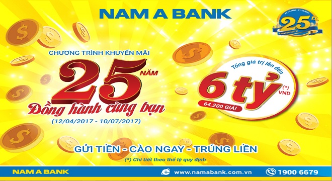 Nam A Bank gia tăng lợi ích cho khách hàng với nhiều ưu đãi đặc biệt