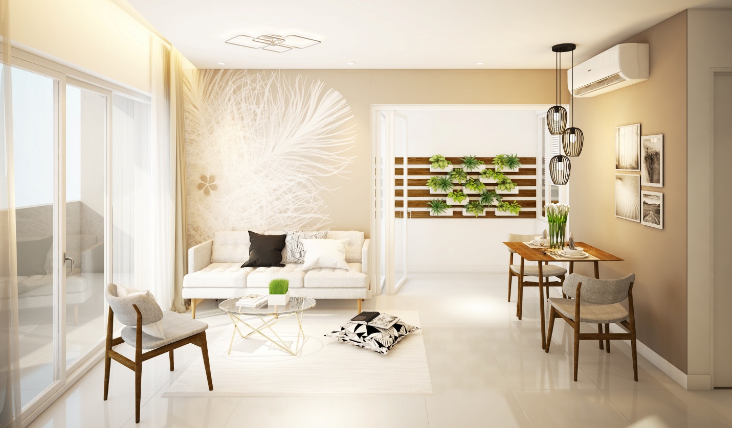 Không gian sang trọng cùng hệ thống nội thất cao cấp tại Summer Square được khách hàng đánh giá cao.