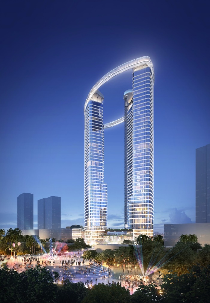 Vẻ đẹp của Cocobay Towers khi trông vững chải như một khối kim cương khổng lồ, khi lại thanh thoát, nhẹ nhàng như nước và mây.