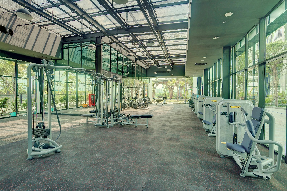 Phòng Gym và Yoga 360* cho cư dân.