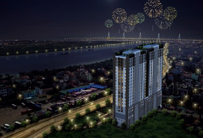 Tây Hồ Riverview sở hữu view tuyệt mỹ và không gian sống trong lành, thoáng mát.