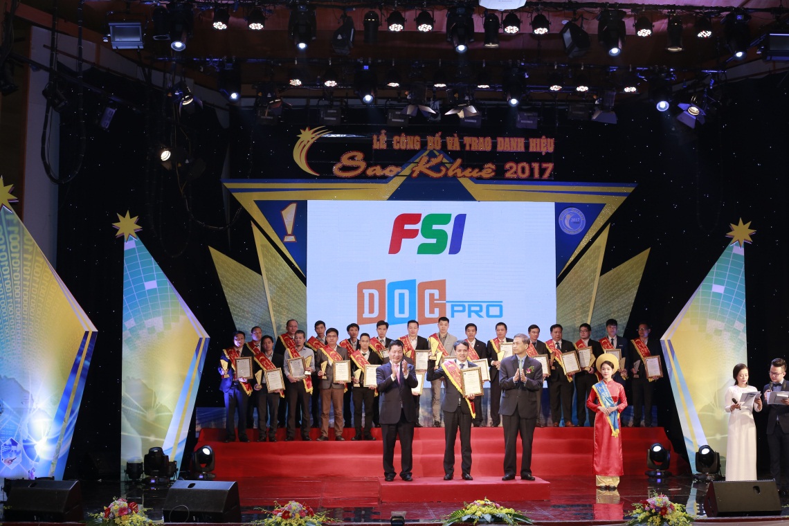 Hệ thống quản lý văn bản DocPro – phần mềm Sao Khuê 2016, 2017.