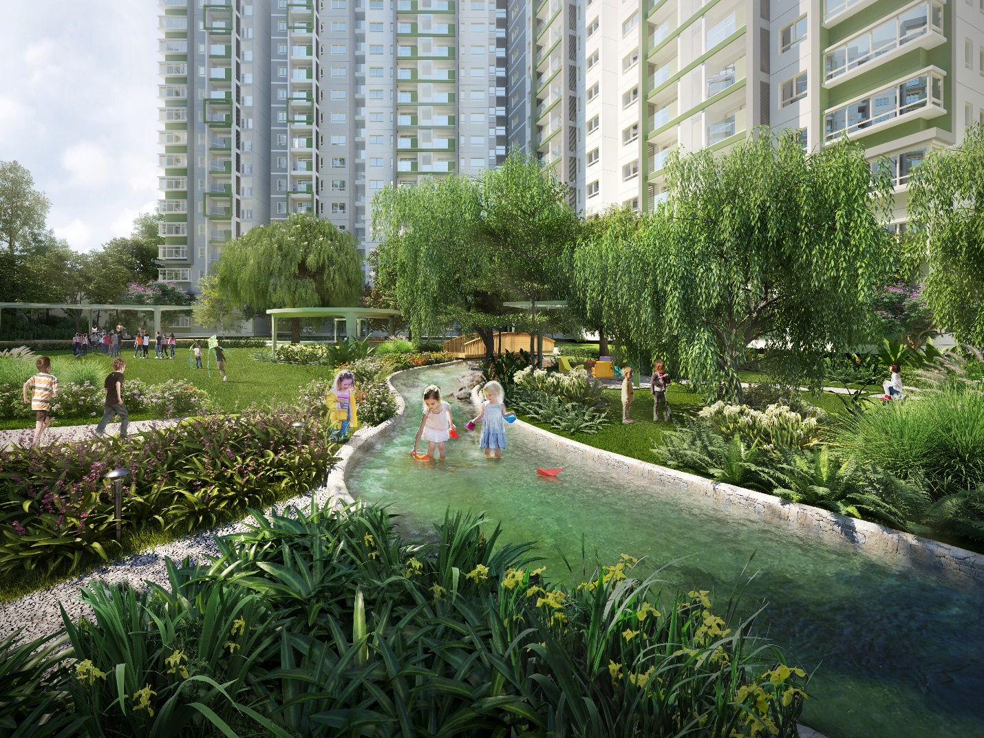 Trẻ em cần không gian để kết nối thiên nhiên, phát triển toàn diện.