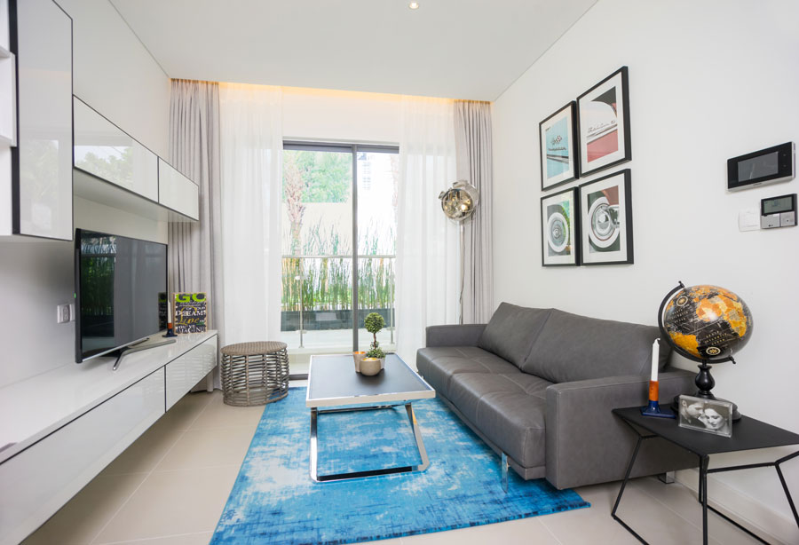 Căn hộ với nội thất cao cấp mang lại trải nghiệm sống thượng lưu chuẩn mực.