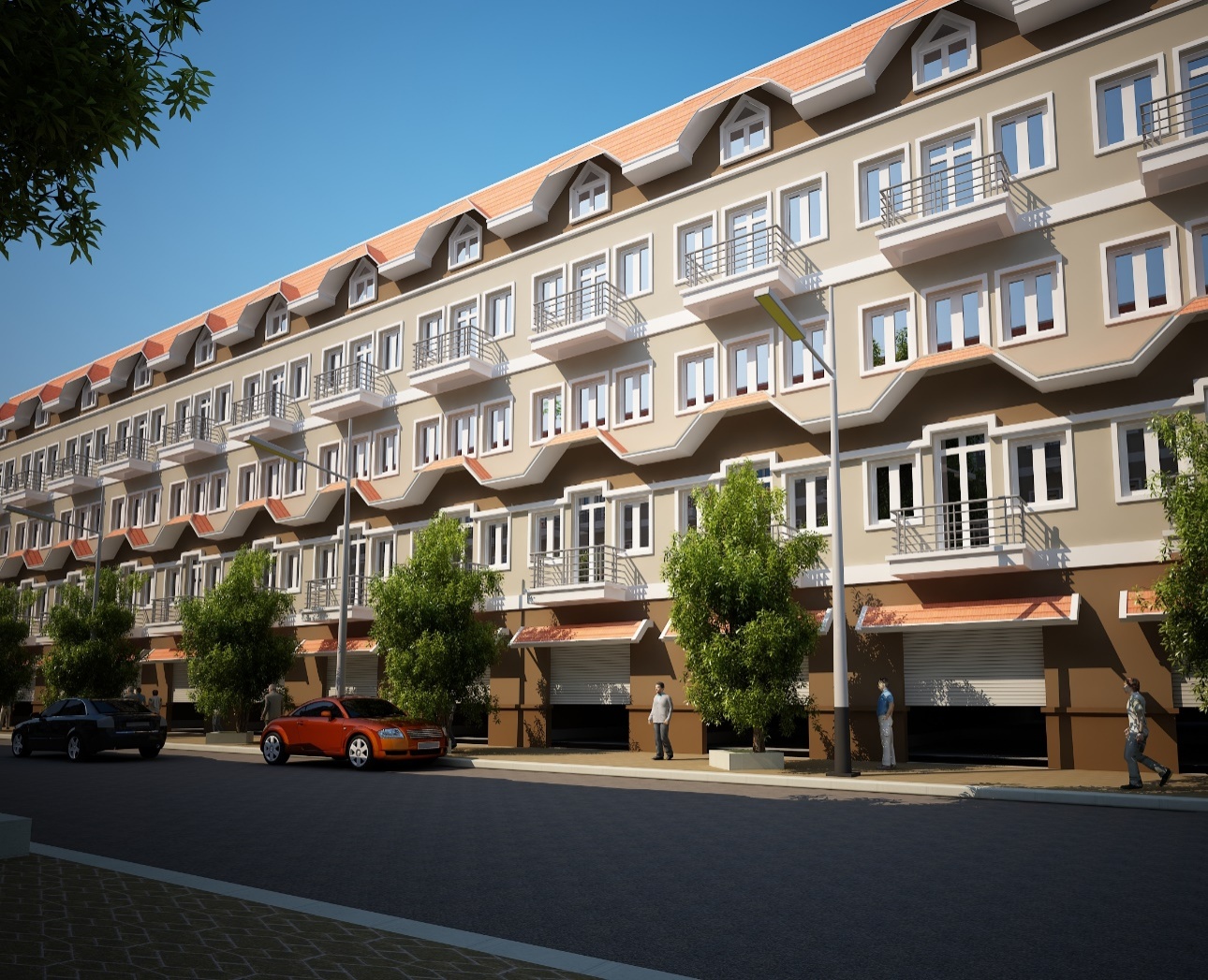 Khách hàng chỉ cần có từ 3,3 tỷ đồng là có thể sở hữu nhà liền kề Đô Nghĩa với phong cách kiến trúc ấn tượng.