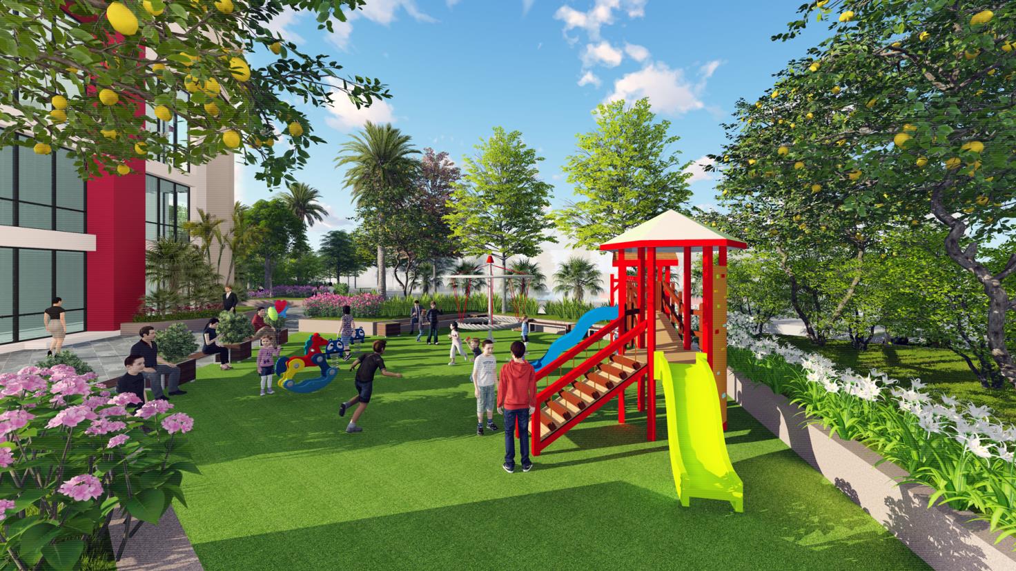 Khu vui chơi cho trẻ em tại Imperial Plaza.