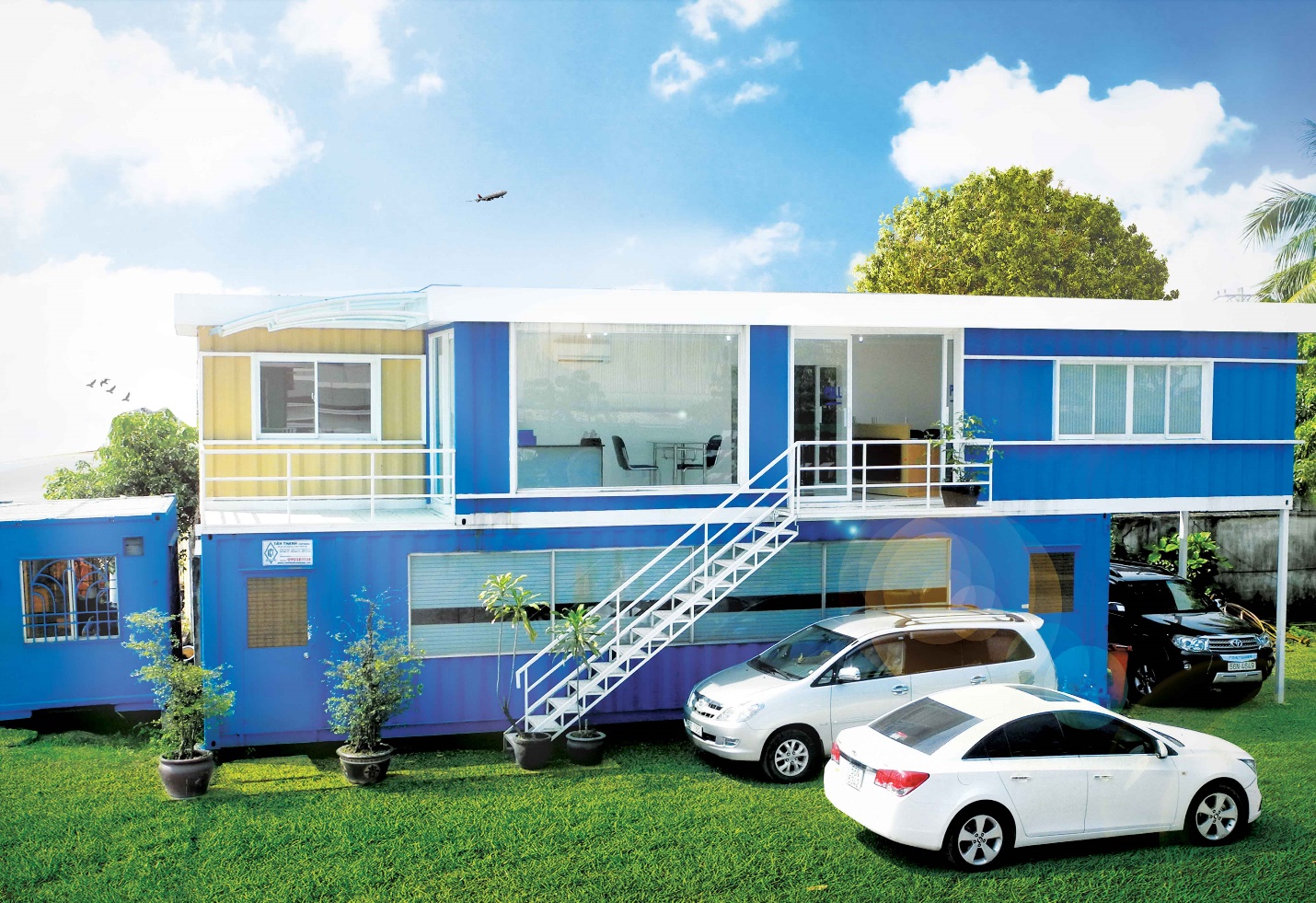 Công trình văn phòng container tại Quận 2, TP.HCM.