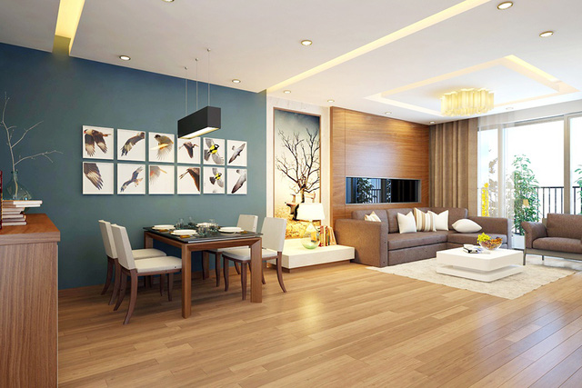 Căn hộ bàn giao nội thất hoàn thiện tại Khu Sapphire - Goldmark City.