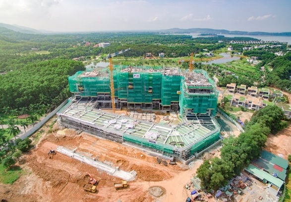 Toàn cảnh dự án Forest In The Sky (cuối tháng 7/2017).