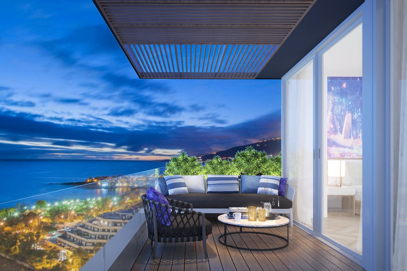 Nội thất cao cấp tại một dự án condotel 4 sao ở Đà Nẵng.