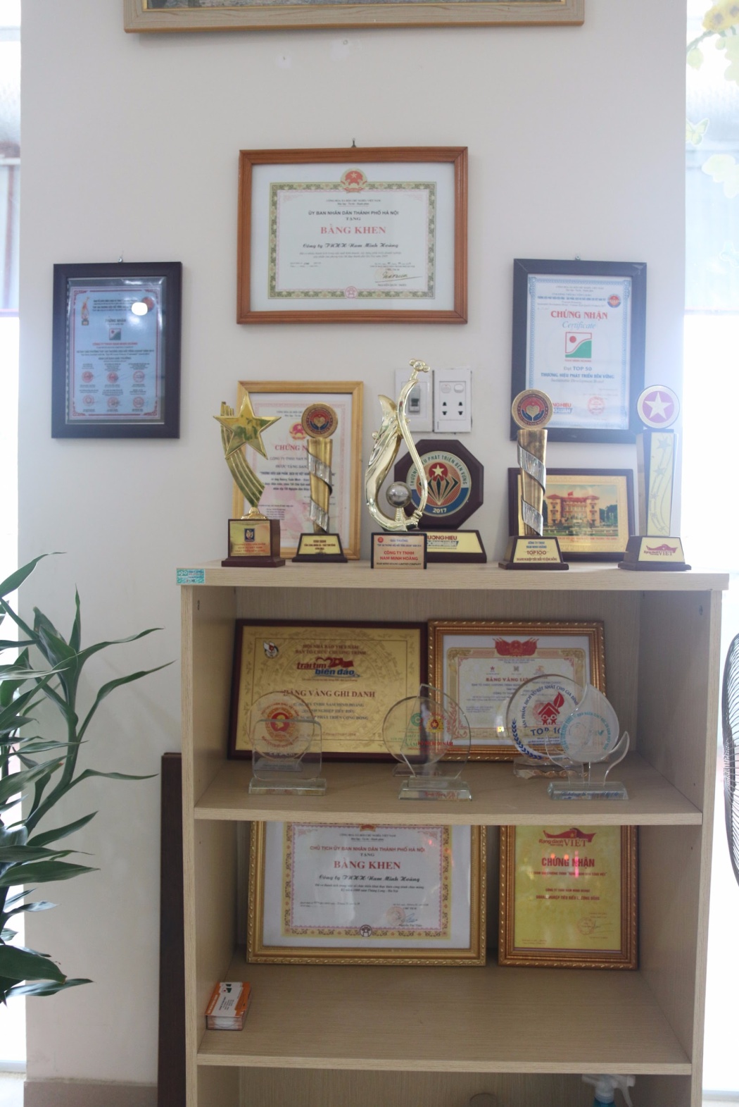 Thành tựu của Công ty TNHH Nam Minh Hoàng.