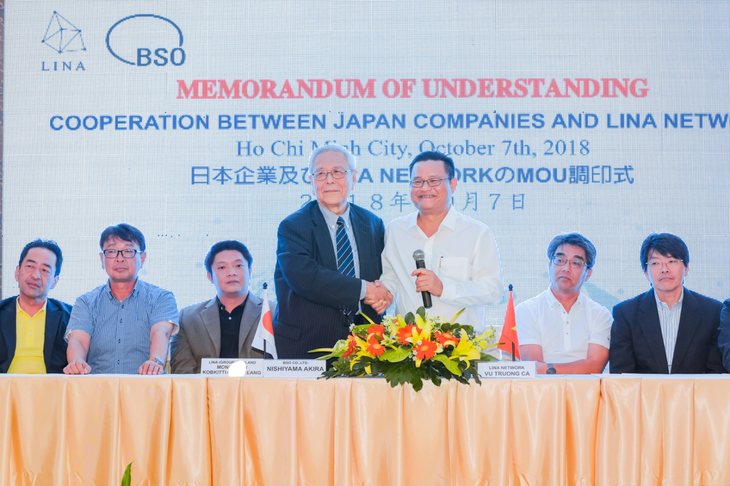 LINA Netwwork ký kết hợp tác với các tập đoàn Nhật Bản triển khai ứng dụng  Blockchain trong Fintech