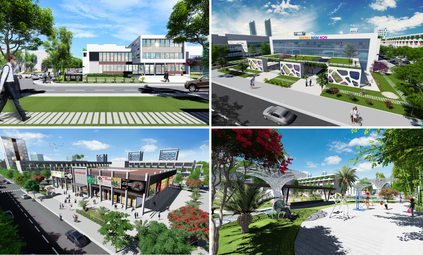 Các tiện ích đang được hoàn thiện tại dự án.