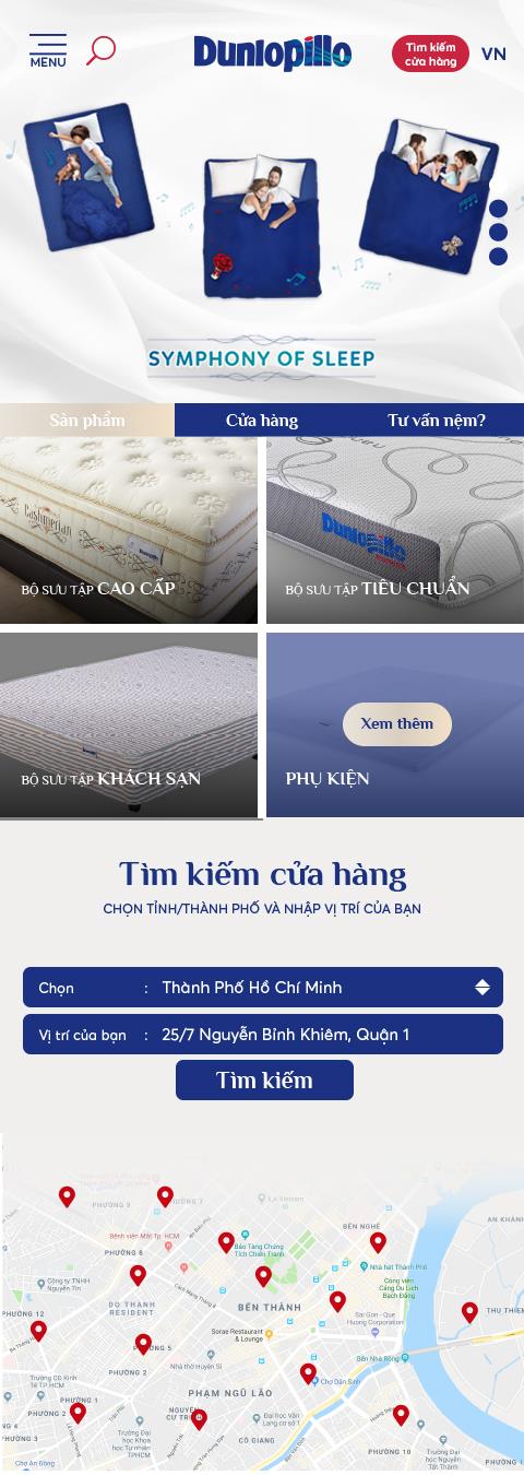 Dunlopillo Việt Nam sẽ giới thiệu website ch&iacute;nh thức - Ảnh 1.