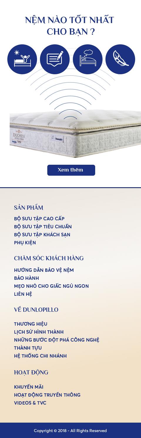 Dunlopillo Việt Nam sẽ giới thiệu website ch&iacute;nh thức - Ảnh 2.