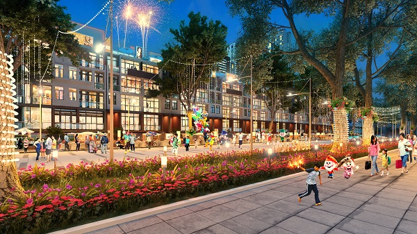 Mon Street hội tụ sự hiện đại phong cách châu Âu và giá trị văn hóa Á Đông