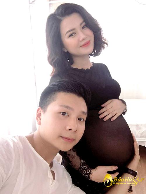 MC Hương Giang hạnh phúc khoe bụng bầu 9 tháng - Ảnh 4.
