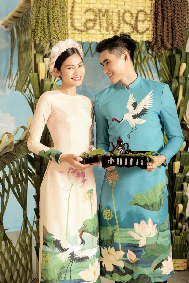 2 quán quân Next Top Model nổi bật với BST áo dài ngày cưới - Ảnh 5. 2 quán quân Next Top Model nổi bật với BST áo dài ngày cưới - Ảnh 5.