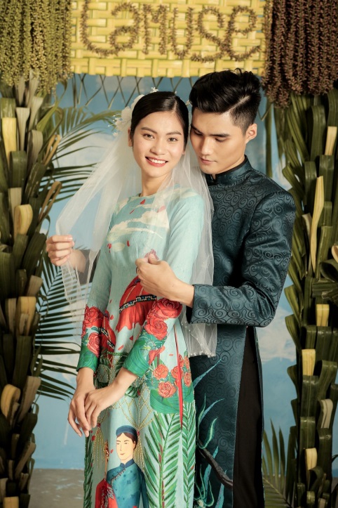 2 quán quân Next Top Model nổi bật với BST áo dài ngày cưới - Ảnh 7. 2 quán quân Next Top Model nổi bật với BST áo dài ngày cưới - Ảnh 7.