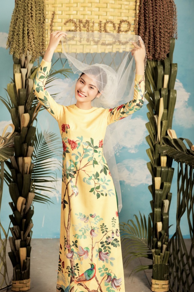 2 quán quân Next Top Model nổi bật với BST áo dài ngày cưới - Ảnh 12. 2 quán quân Next Top Model nổi bật với BST áo dài ngày cưới - Ảnh 12.