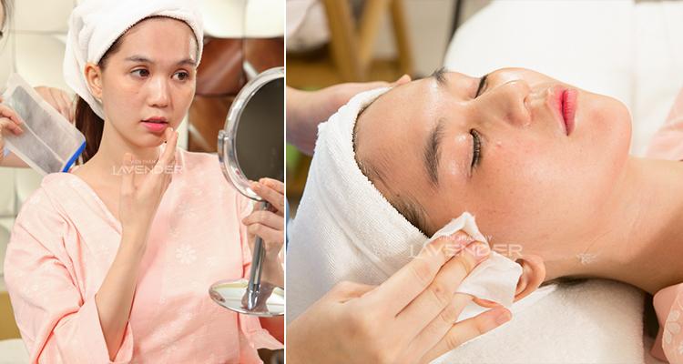 Ngọc Trinh, Thanh Tú lộ mặt mộc khi đi spa chăm sóc da mặt - Ảnh 1. Ngọc Trinh, Thanh Tú lộ mặt mộc khi đi spa chăm sóc da mặt - Ảnh 1.