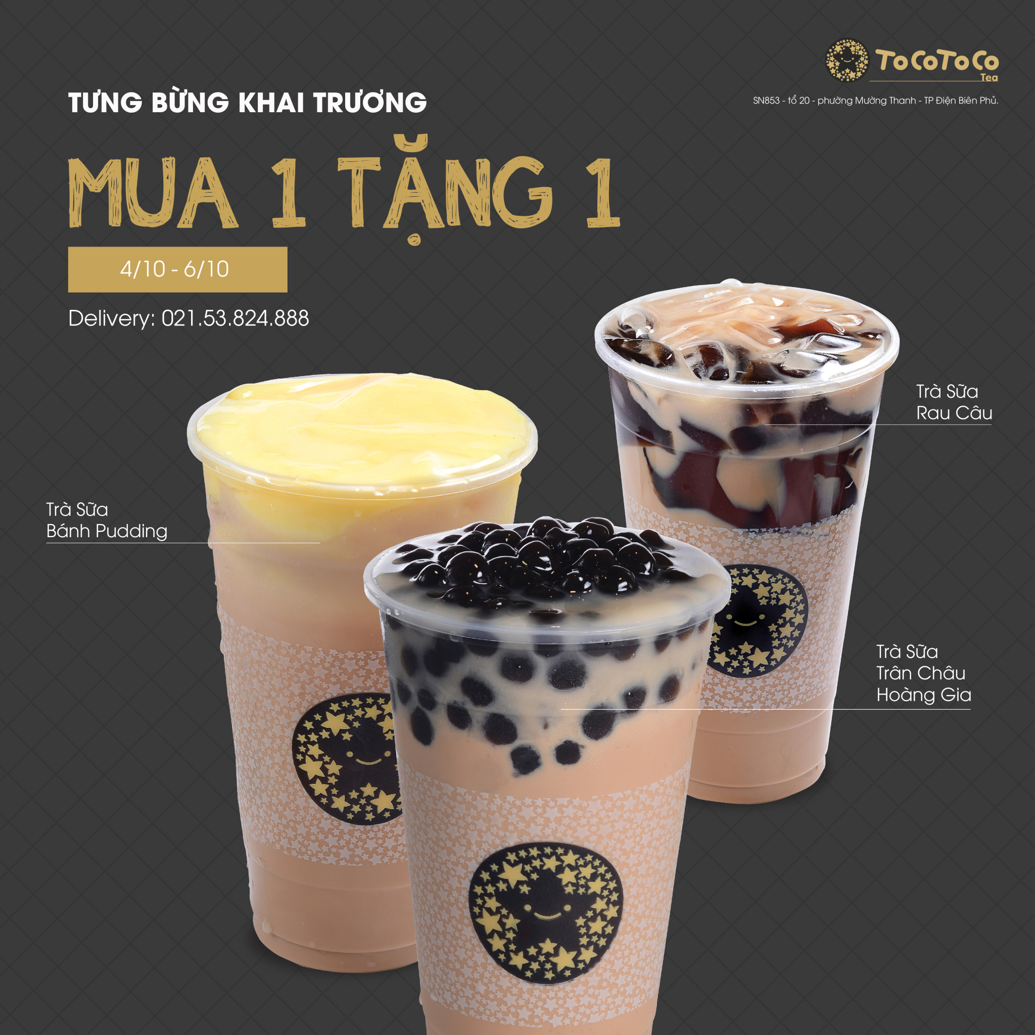 Trà sữa TocoToco Điện Biên: Điểm đến nhất định phải ghé khi tới Điện Biên - Ảnh 1. Trà sữa TocoToco Điện Biên: Điểm đến nhất định phải ghé khi tới Điện Biên - Ảnh 1.