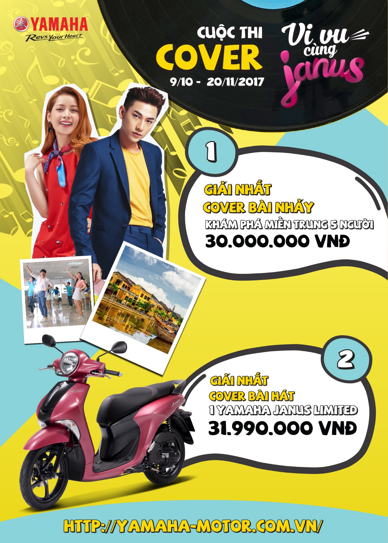 Cover bài hát của Isaac và Chi Pu, rinh ngay xe ga Janus và chuyến du lịch xuyên Việt cực chất - Ảnh 1. Cover bài hát của Isaac và Chi Pu, rinh ngay xe ga Janus và chuyến du lịch xuyên Việt cực chất - Ảnh 1.