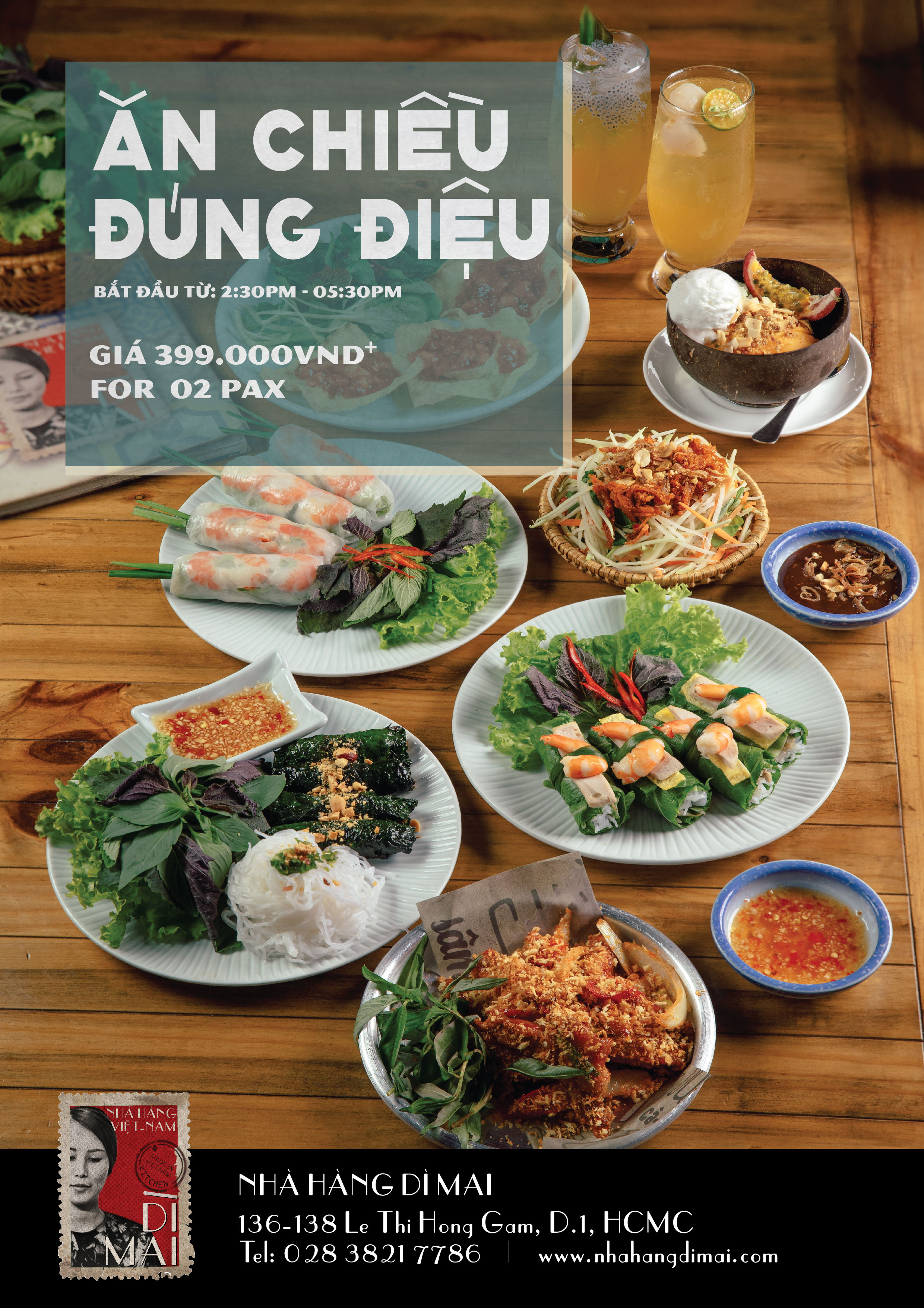 Thưởng thức trà chiều “High Tea” theo phong cách Dì Mai - Ảnh 1. Thưởng thức trà chiều “High Tea” theo phong cách Dì Mai - Ảnh 1.