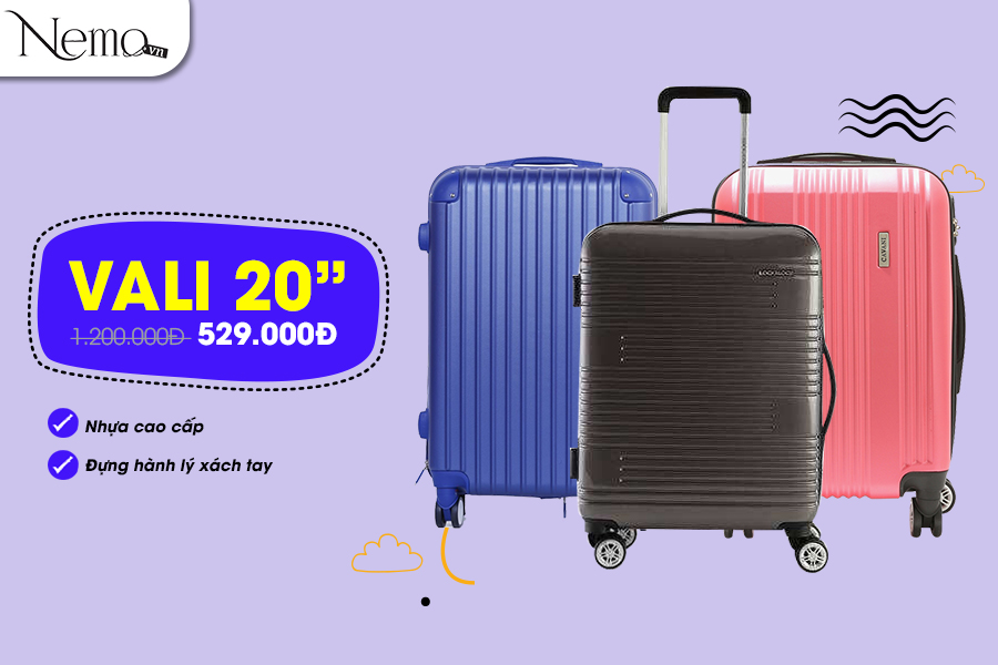 Sắm vali đi du lịch, giá cực sốc chỉ từ 444.000 đồng - Ảnh 2. Sắm vali đi du lịch, giá cực sốc chỉ từ 444.000 đồng - Ảnh 2.