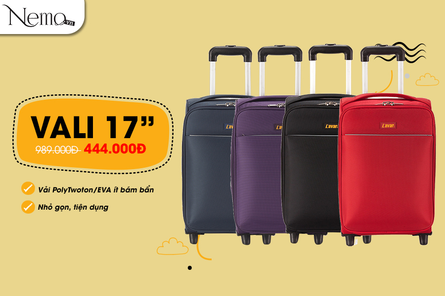 Sắm vali đi du lịch, giá cực sốc chỉ từ 444.000 đồng - Ảnh 3. Sắm vali đi du lịch, giá cực sốc chỉ từ 444.000 đồng - Ảnh 3.
