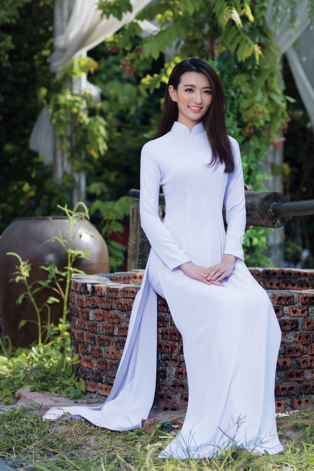 Những lỗi khi diện áo dài nữ sinh nên lưu ý - Ảnh 5. Những lỗi khi diện áo dài nữ sinh nên lưu ý - Ảnh 5.