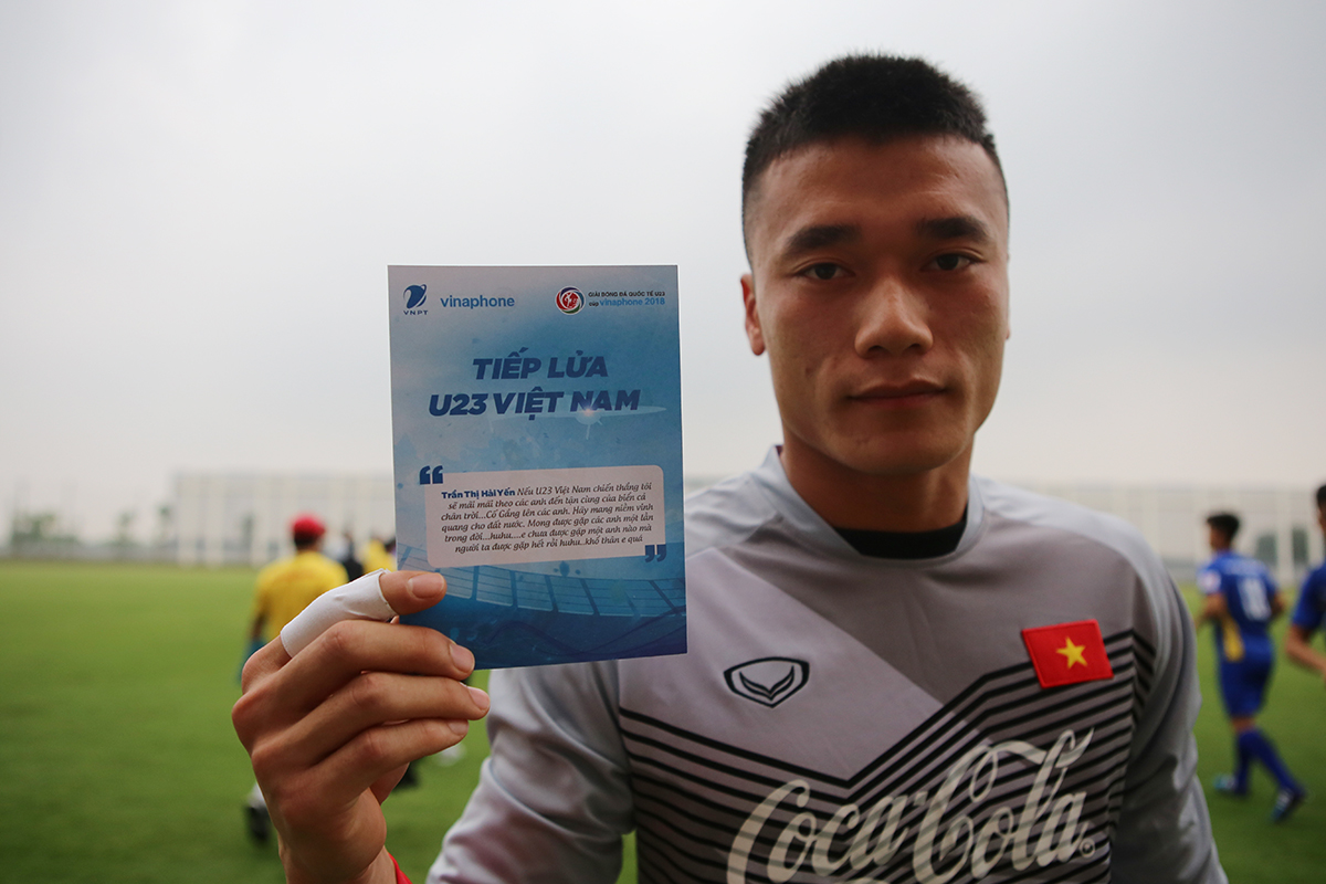 Món quà bất ngờ dành cho các cầu thủ U23 Việt Nam trước thềm giải đấu - Ảnh 4. Món quà bất ngờ dành cho các cầu thủ U23 Việt Nam trước thềm giải đấu - Ảnh 4.