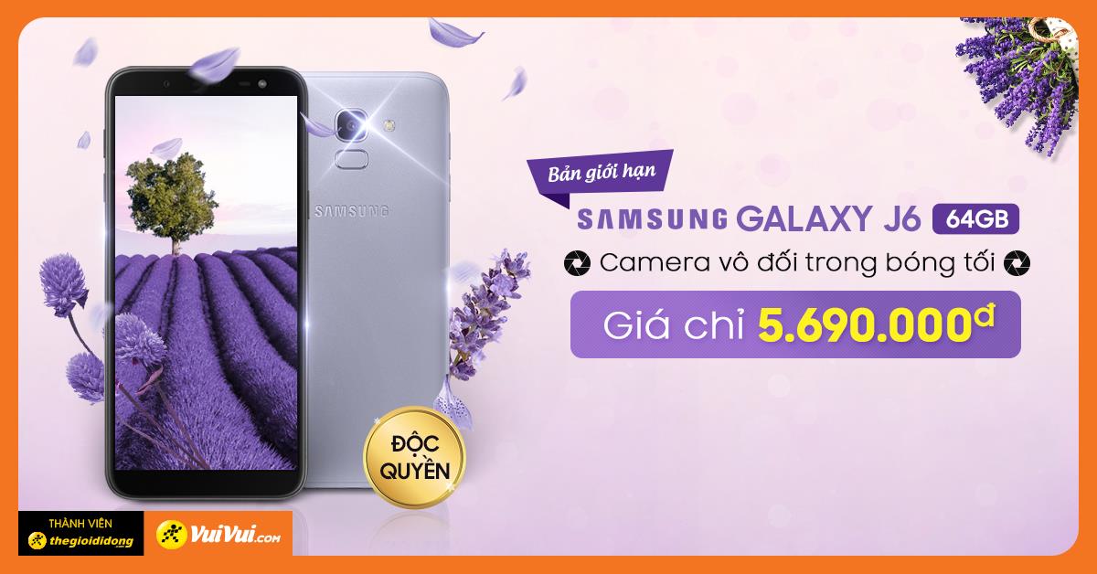 Galaxy J6 Lavender: chụp hình đẹp hơn, bộ nhớ trong lớn hơn nhưng giá chỉ 5,69 triệu đồng - Ảnh 5. Galaxy J6 Lavender: chụp hình đẹp hơn, bộ nhớ trong lớn hơn nhưng giá chỉ 5,69 triệu đồng - Ảnh 5.