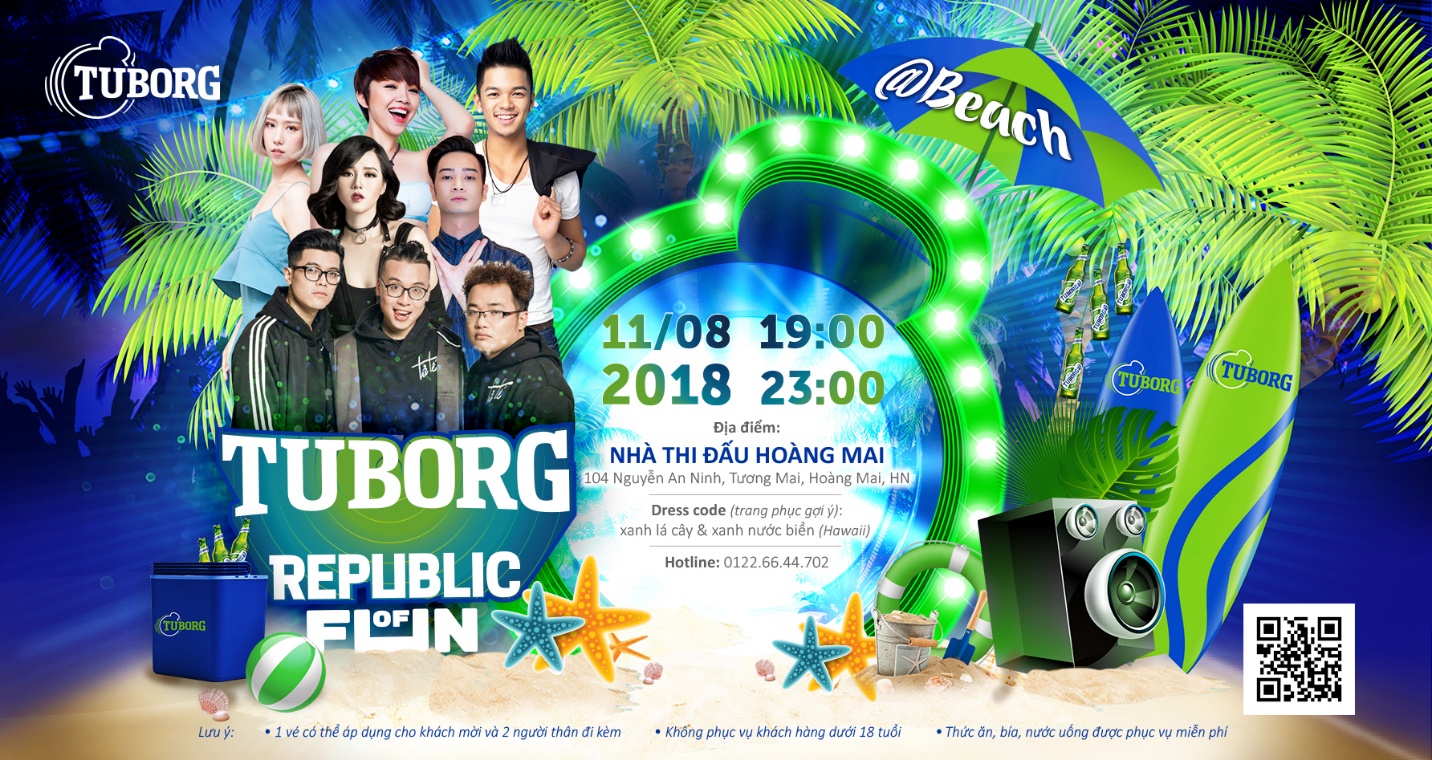 Tuborg Republic of Fun đổ bộ Hà Nội và 1001 lí do bạn không thể bỏ lỡ đại tiệc này - Ảnh 4. Tuborg Republic of Fun đổ bộ Hà Nội và 1001 lí do bạn không thể bỏ lỡ đại tiệc này - Ảnh 4.