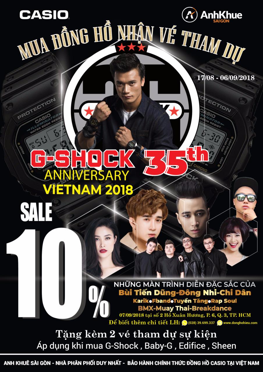 Mua Casio – Nhận ngay vé xem đại nhạc hội G-Shock 35th Anniversity - Ảnh 5. Mua Casio – Nhận ngay vé xem đại nhạc hội G-Shock 35th Anniversity - Ảnh 5.