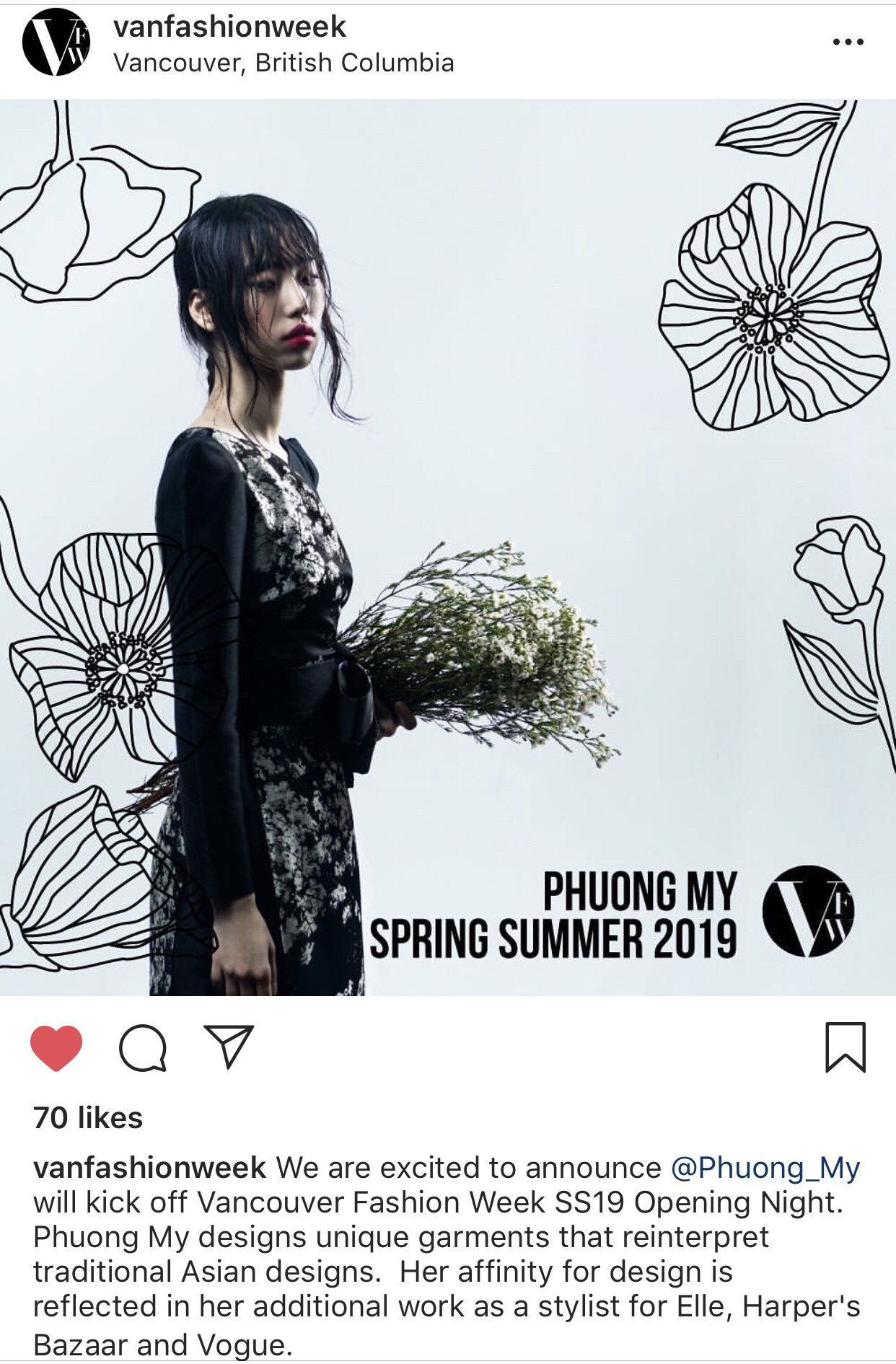 Phương My vinh dự là NTK Việt Nam đầu tiên mở màn Vancouver Fashion Week tại Canada - Ảnh 2. Phương My vinh dự là NTK Việt Nam đầu tiên mở màn Vancouver Fashion Week tại Canada - Ảnh 2.
