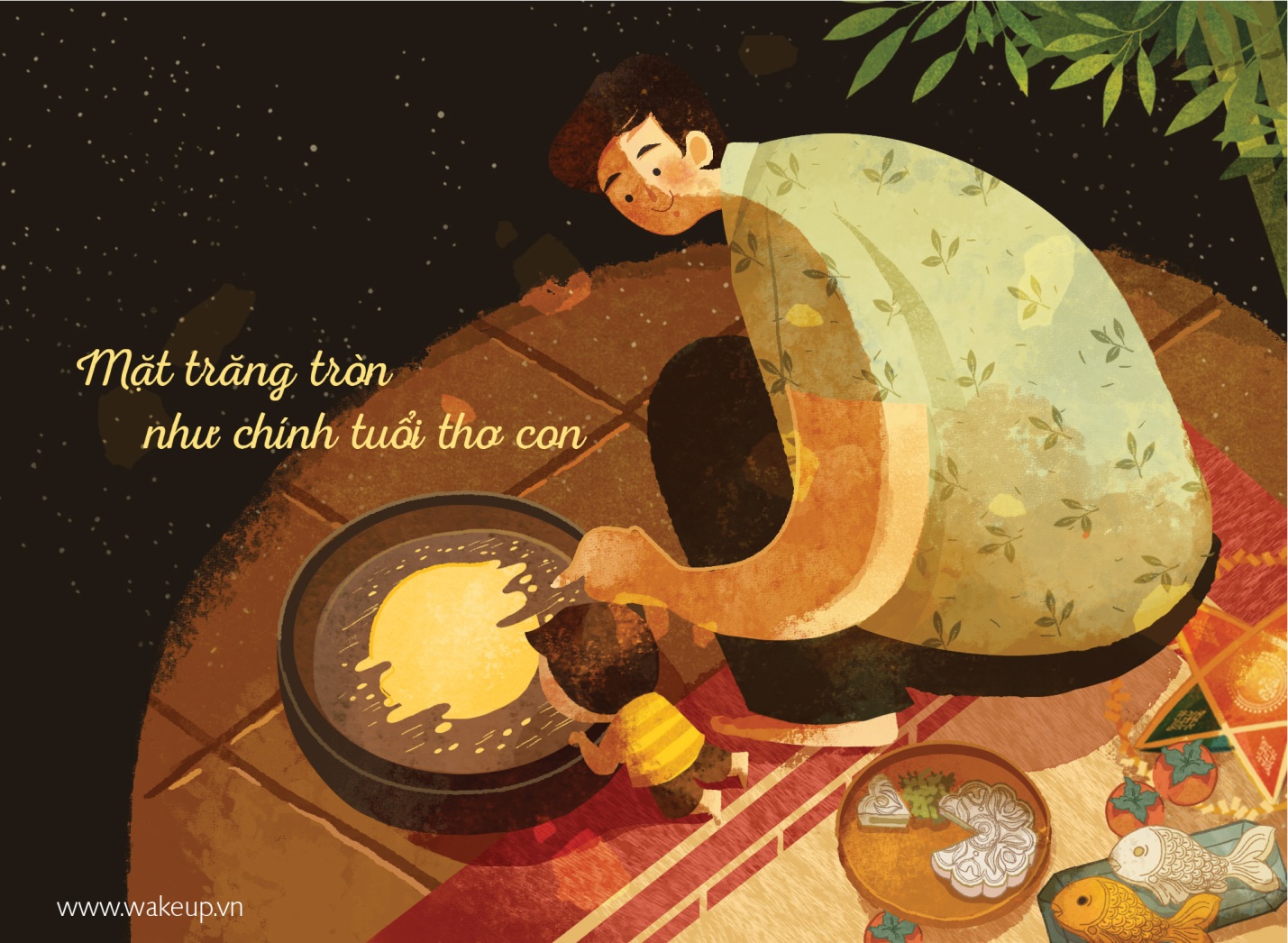 Bộ tranh ngọt ngào “Trung thu cha và con”: Thương cha đừng để đó! - Ảnh 3. Bộ tranh ngọt ngào “Trung thu cha và con”: Thương cha đừng để đó! - Ảnh 3.