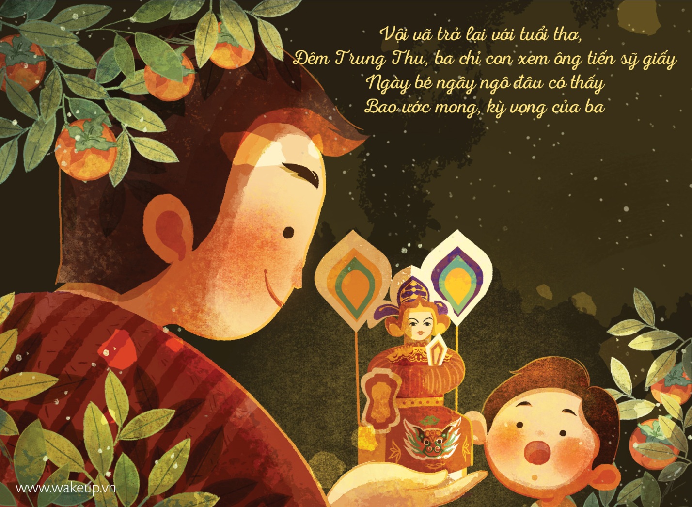 Bộ tranh ngọt ngào “Trung thu cha và con”: Thương cha đừng để đó! - Ảnh 6. Bộ tranh ngọt ngào “Trung thu cha và con”: Thương cha đừng để đó! - Ảnh 6.