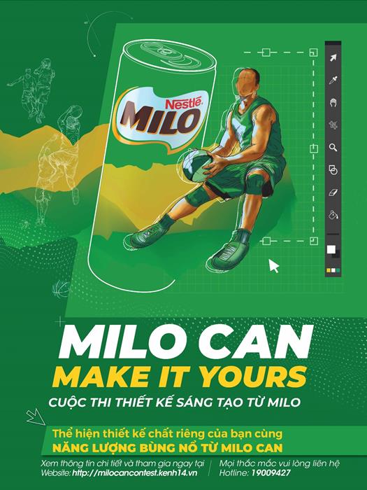MILO - Cuộc thi thiết kế MILO Can Make It Yours khiến 10X bấn loạn MILO - Cuộc thi thiết kế MILO Can Make It Yours khiến 10X bấn loạn