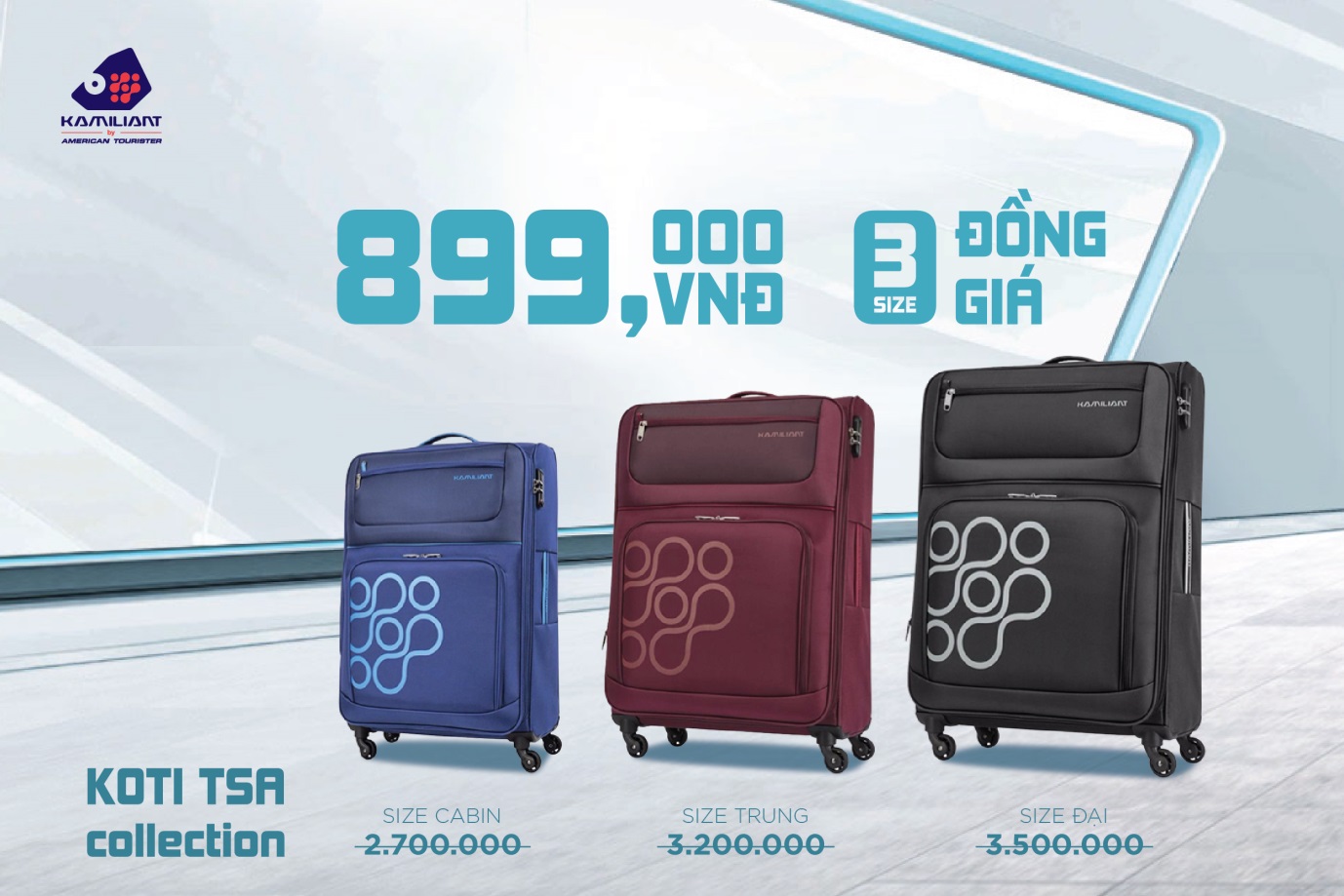 Mừng lễ 20/10 - Vali chính hãng đồng giá 3 size 899.000đ - Ảnh 1. Mừng lễ 20/10 - Vali chính hãng đồng giá 3 size 899.000đ - Ảnh 1.