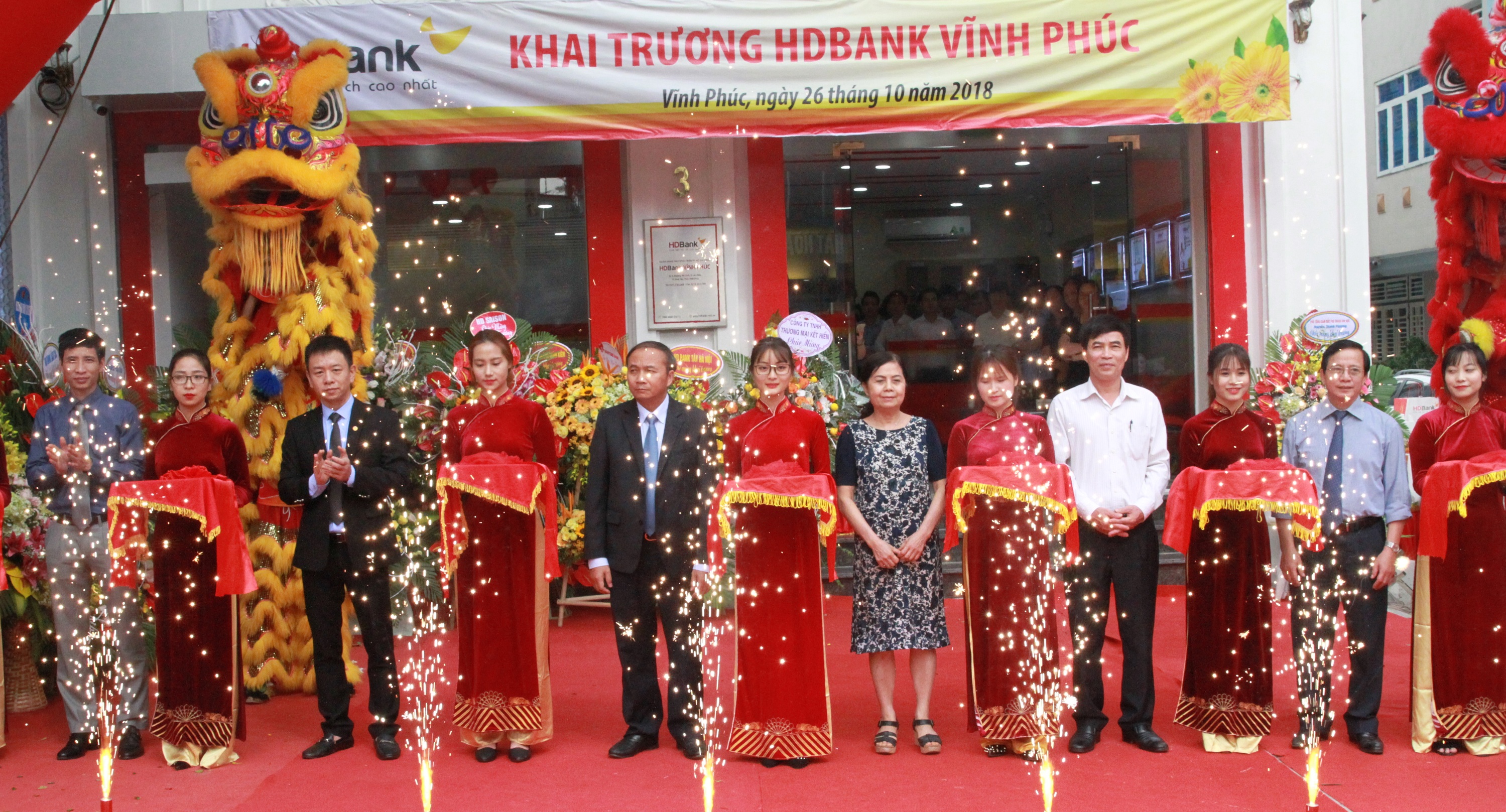 HDBank khai trương chi nhánh Vĩnh Phúc - Ảnh 1. HDBank khai trương chi nhánh Vĩnh Phúc - Ảnh 1.