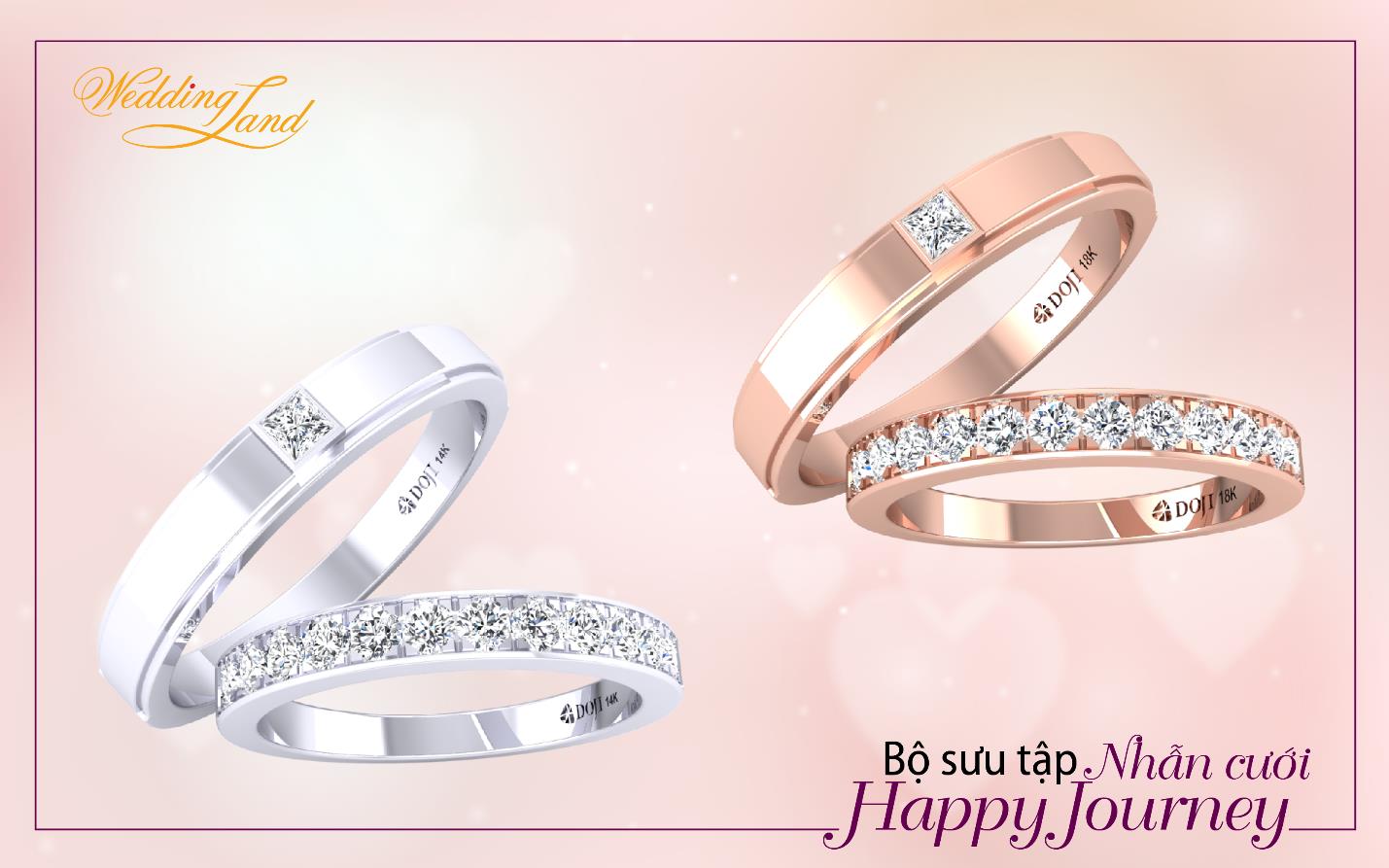 Xu hướng nhẫn cưới mới cho cô dâu 2018 - Ảnh 3. Xu hướng nhẫn cưới mới cho cô dâu 2018 - Ảnh 3.