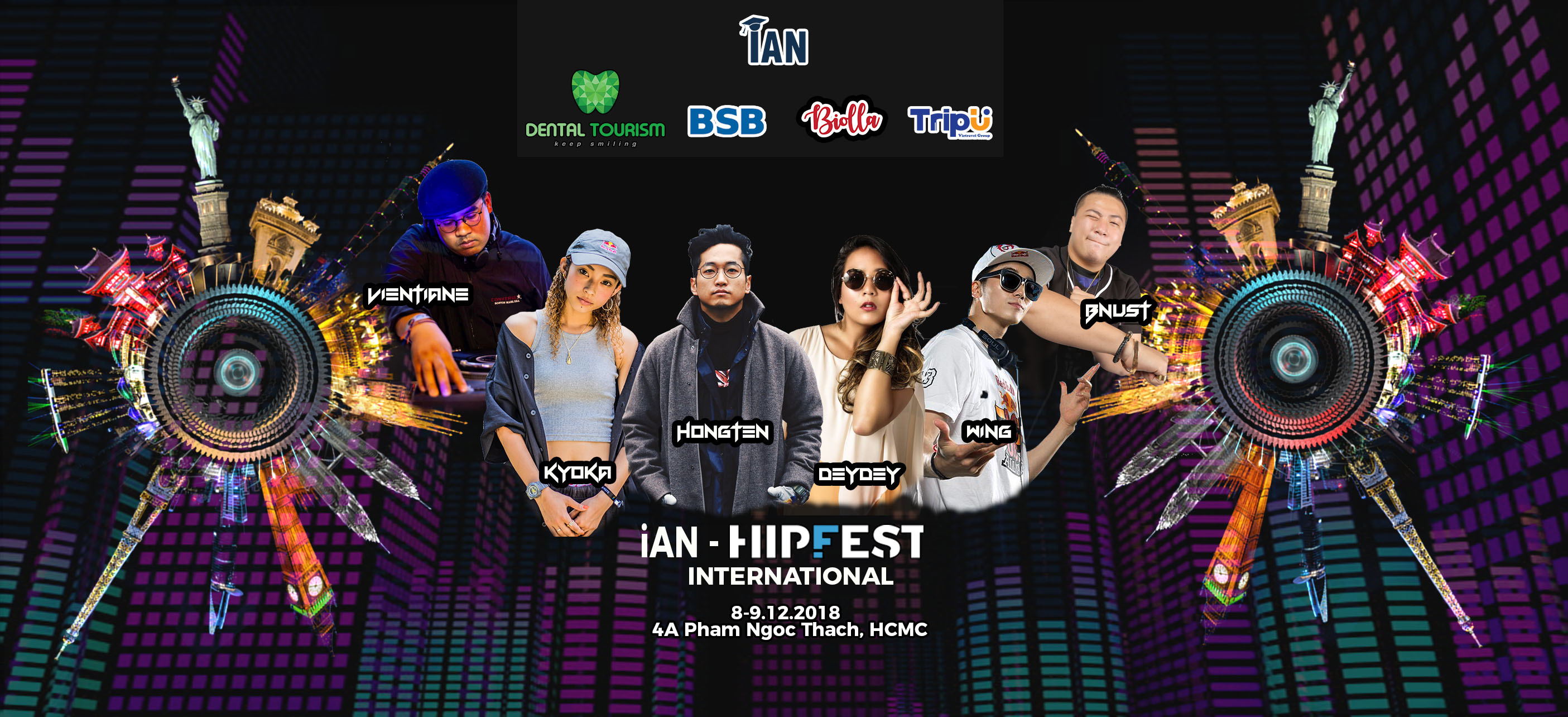 iAN Hipfest International 2018: Lễ hội hiphop quy tụ anh tài khắp thế giới chuẩn bị khuấy đảo giới trẻ Việt - Ảnh 6. iAN Hipfest International 2018: Lễ hội hiphop quy tụ anh tài khắp thế giới chuẩn bị khuấy đảo giới trẻ Việt - Ảnh 6.