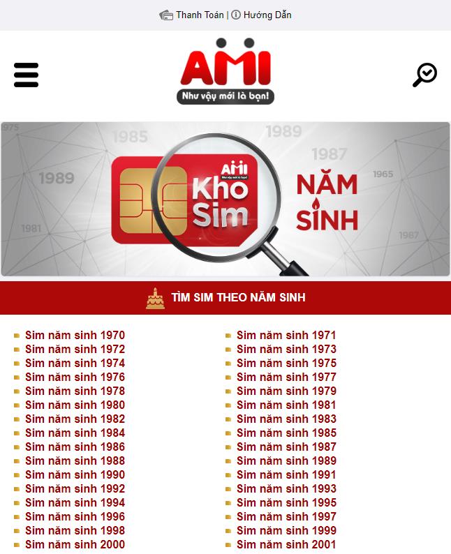 Công cụ tìm kiếm sim năm sinh thông minh - Ảnh 3. Công cụ tìm kiếm sim năm sinh thông minh - Ảnh 3.